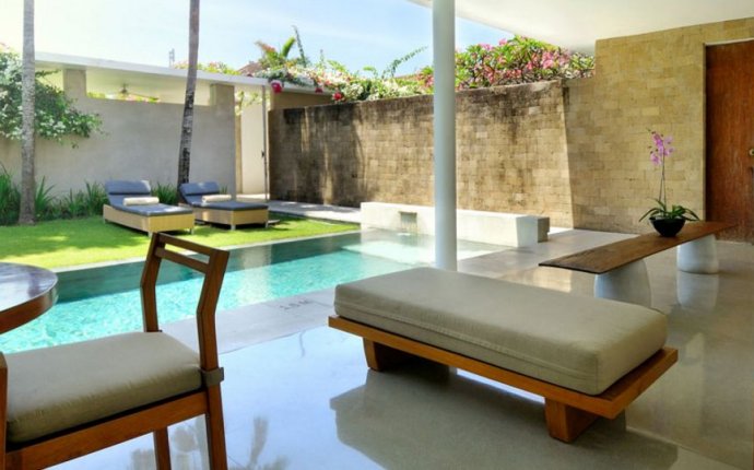 Bali Villas with Pool Fence