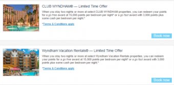 Wyndham vacation awards